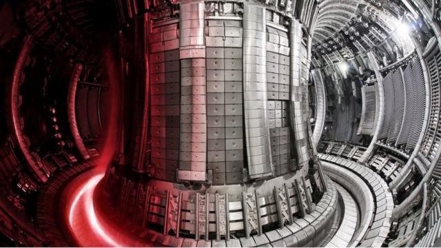 interior del reactor de jet 