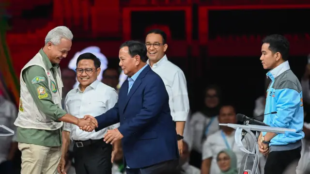 Prabowo, Ganjar, Gibran, Anies, Muhaimin
