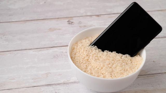 செல்போன், அரிசி