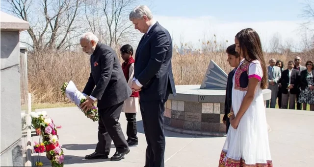 साल 2015 में जब पीएम मोदी कनाडा गए थे, तो उन्होंने इस धमाके में मारे गए लोगों की याद में बने स्मारक का दौरा किया था