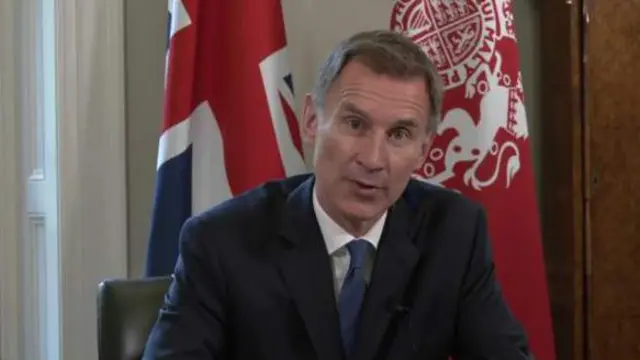 İngiltere Maliye Bakanı Jeremy Hunt