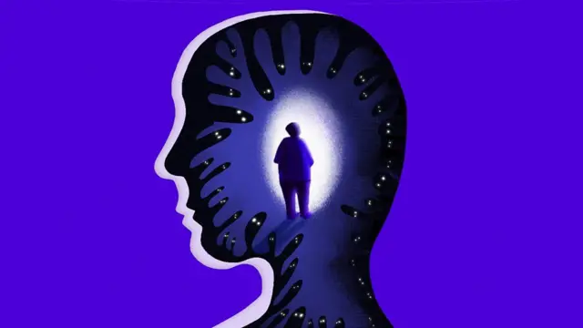 ஒரு மனிதனின் அகத்தை சித்தரிப்பது போன்ற ஒரு படம்