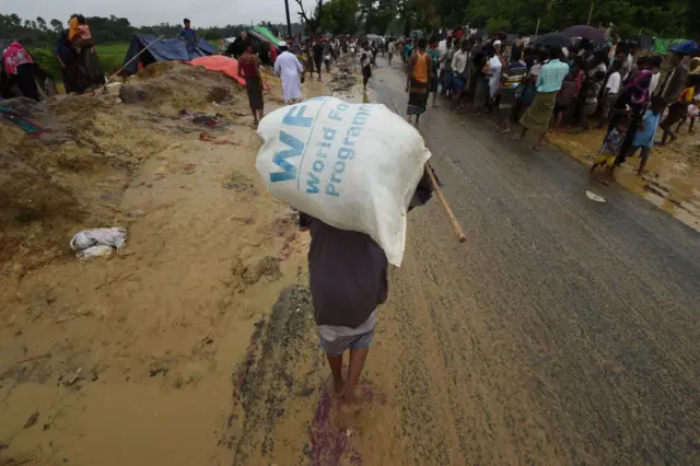 ဘင်္ဂလားဒေ့ရှ်၊ WFP ၊ ရိက္ခာလျှော့့ချ