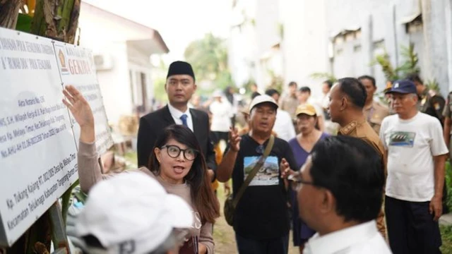 Staf Khusus Menteri Agama RI, Gugun Gumilar, bantu turun tangan bantu selesaikan penyegelan rumah doa POUK Tesalonika, Tangerang, Banten, Senin (06/04).