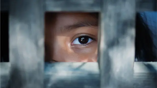 Mắt một đứa trẻ