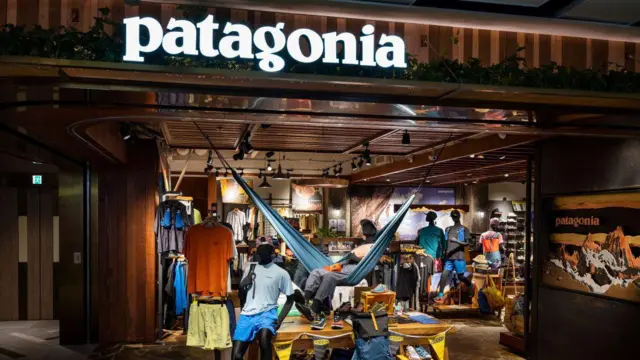Toko Patagonia terlihat di Hong Kong.