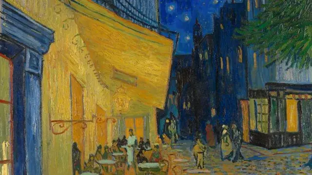Вінсент ван Гог. "Нічна тераса кафе" (Café Terrace at Night). Вересень 1888 року.