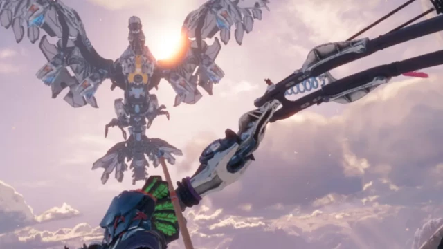 صحنه‌ای از بازی هورایزن: آوای کوه