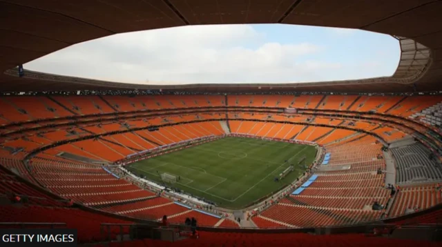 FNB na one of di venues for di 2010 World Cup wey South Africa host