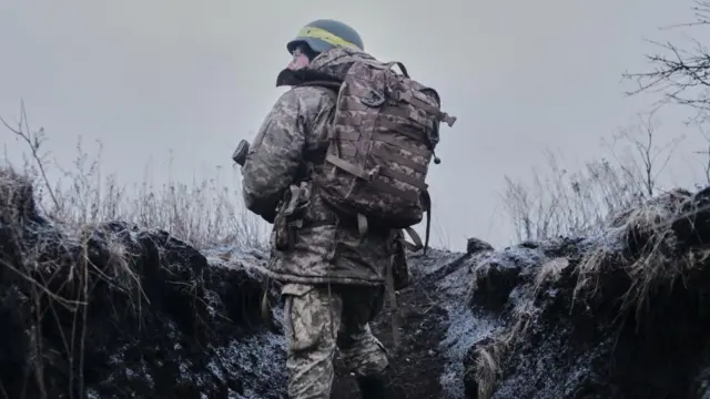 Українські військові 68-ї єгерської бригади Покровському напрямку, 27 грудня 2024 року.