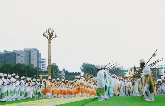 የመስቀል ደመራ ሥነ ሥርዓት በመስቀል አደባባይ 