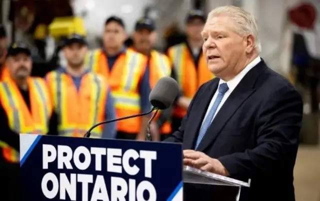 कनाडा के ओंटारियो प्रांत के प्रीमियर डग फ़ोर्ड टैरिफ़ लगाए जाने के घोर विरोधी हैं. 