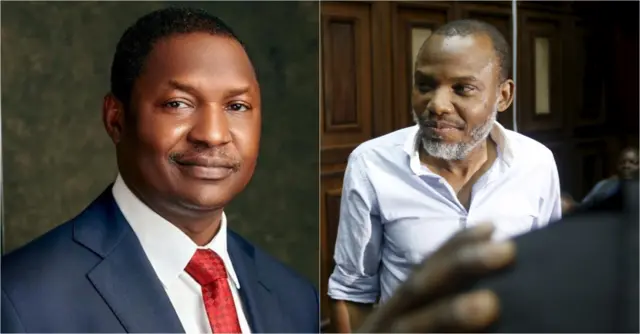 Abubakar Malami na Nnamdi Kanu