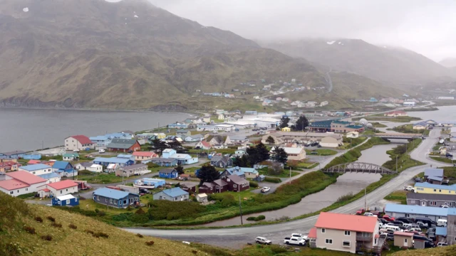 Pemandangan Unalaska.