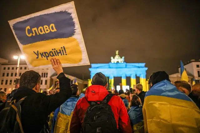 Мітинг на підтримку українців 