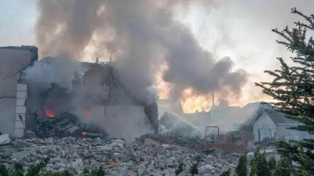 Maeneo mengi ya makazi yalipigwa na shambulio la hivi karibuni la Urusi huko Kharkiv