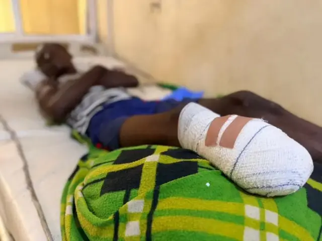 Wani da harin bom ya ritsa da shi a Borno