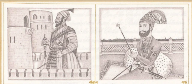 या चित्रामध्ये छत्रपती शिवाजी आणि गुरु गोविंद सिंगजी यांचा ऐतिहासिक वारसा चित्रित केला आहे.