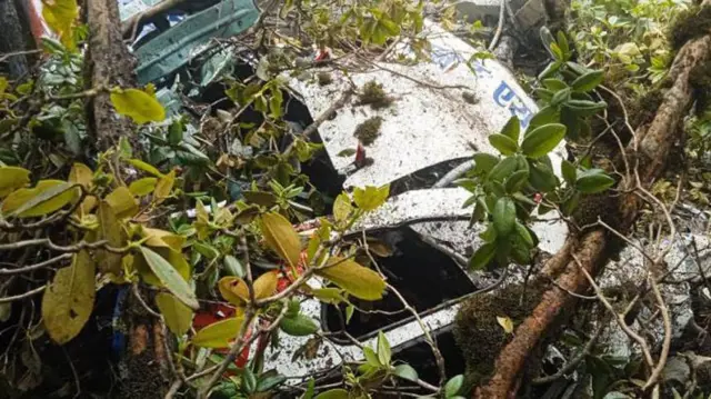 दुर्घटनाग्रस्त हेलिकप्टर