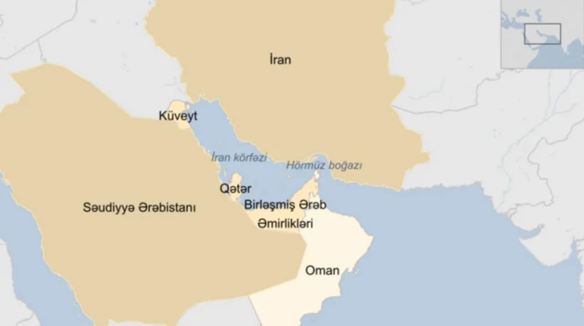 Hörmüz boğazı ətrafında olan ölkələr