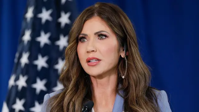 La secretaria de Seguridad Nacional de Estados Unidos, Kristi Noem.