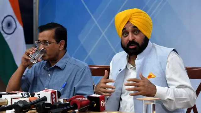 ਅਰਵਿੰਦ ਕੇਜਰੀਵਾਲ ਅਤੇ ਭਗਵੰਤ ਮਾਨ