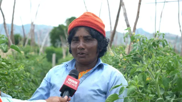 బీబీసీతో మహిళా రైతు