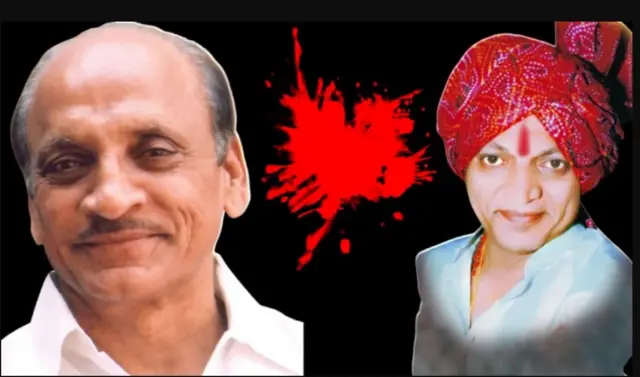 डावीकडे पद्मसिंह पाटील, (उजवीकडे) - पवनराजे निंबाळकर 