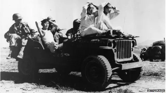 Sojin Amurka sun kwashe 'yan Koriya fursunonin yaki