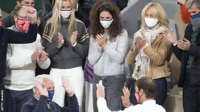 राफेल नदालचे कुटुंबीय