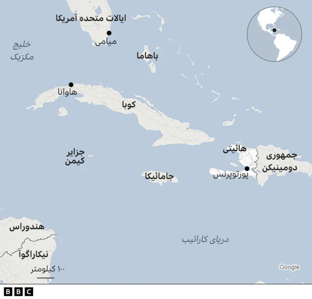 نقشه هائیتی