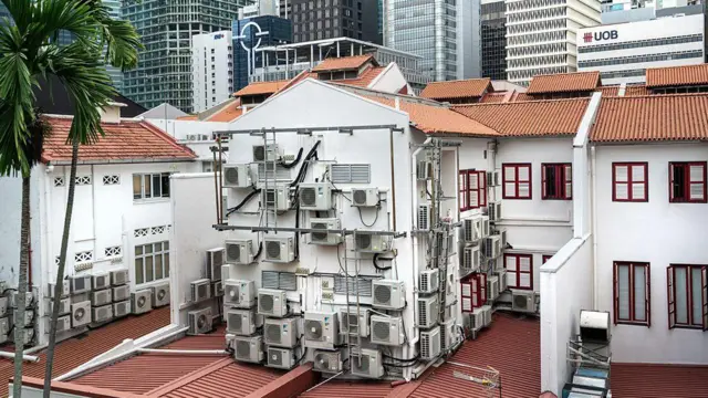 சிங்கப்பூர், வெப்பம், நிழல், நகரத் திட்டம், பசுமைப் பரப்பு