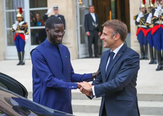 Bassirou Diomaye Faye et Emmanuel Macron