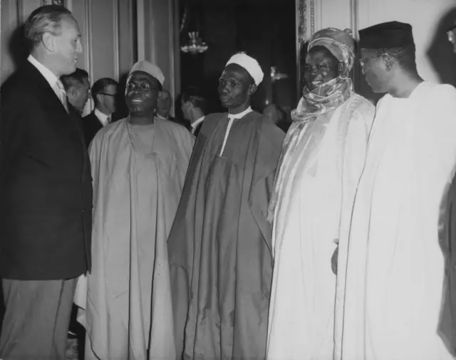 Firaiministan Najeriya, Sir Abubakar Tafawa Ɓalewa da Firimiyan Arewa, Sir Ahmadu Bello Sokoto da Shugaban ƙasa, Nnamdi Azikiwe da firimiyan Kudu maso Yamma, Cif Obafemi Owolowo.