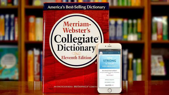 Foto of di dictionary