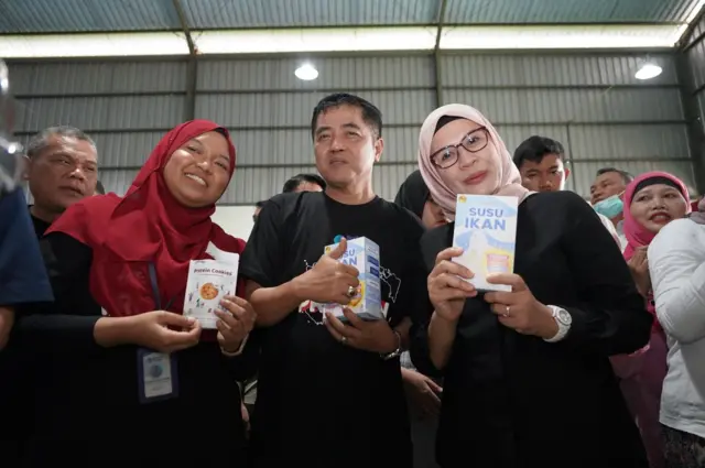 Kementerian Kelautan dan Perikanan (KKP) bersama Kementerian Koperasi UKM (Kemenkop UKM) meluncurkan Susu Ikan sebagai aksi nyata mendorong hilirisasi produk perikanan. 