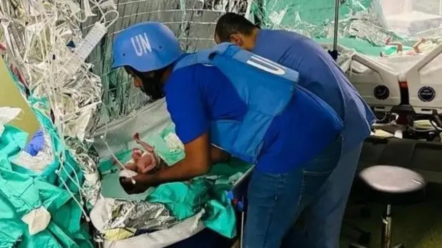 More than 30 newborns were evacuated from Gaza's Shifa hospital in November 2023

