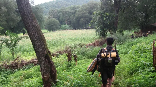 पाठमोरा नक्षलवादी