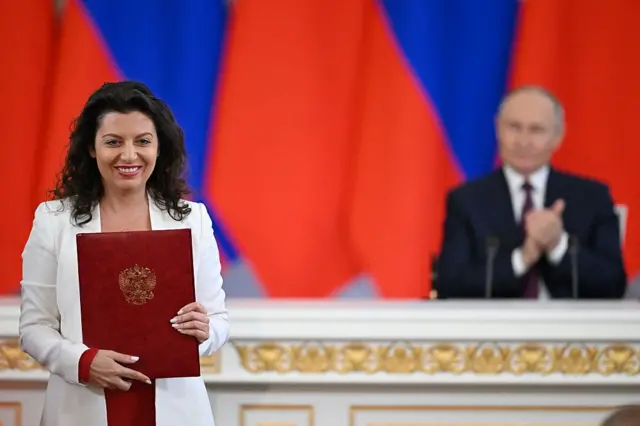 سال ۲۰۲۴ مقام‌های آمریکایی برخی مدیران آر‌تی از جمله مارگاریتا سیمونیان را تحریم کردند
