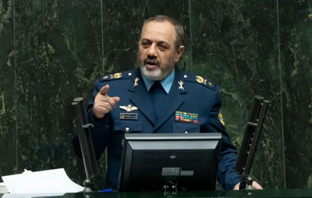 ईरान के रक्षा मंत्री