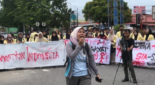 Demo hari ini: Mengapa Garuda Pancasila digunakan dalam 'peringatan ...