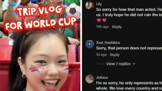 Cô Yoon Su-jin đã chia sẻ một đoạn video trên Instagram, trong đó ông Bernal bị bắt gặp có hành động phân biệt chủng tộc.