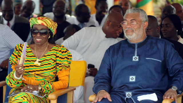 Late former first lady and her late husband