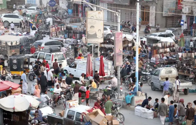 يمنيون في سيئون بحضرموت جنوب اليمن