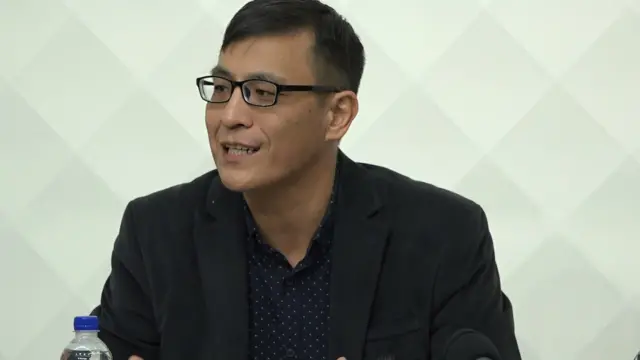 “Журналисттер” коомдук бирикмесинин башчысы Нурдин Дүйшөнбеков 