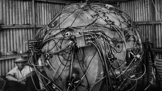 Oppenheimer and his team developed the first atomic bomb