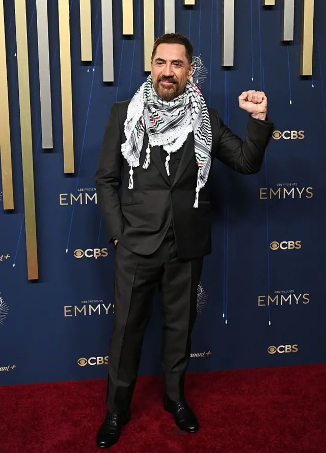 Javier Bardem keyfiyeyle törene katıldı.
