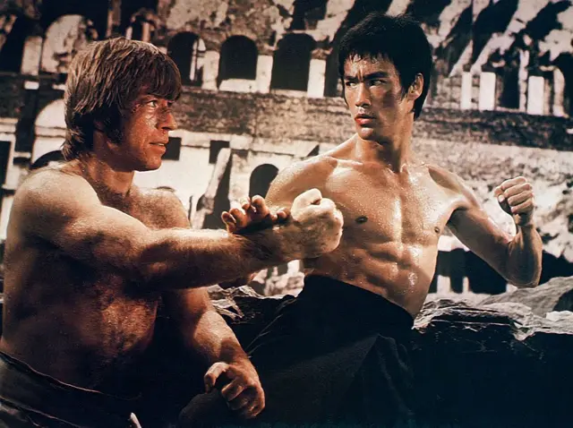 Chuck Norris y Bruce Lee