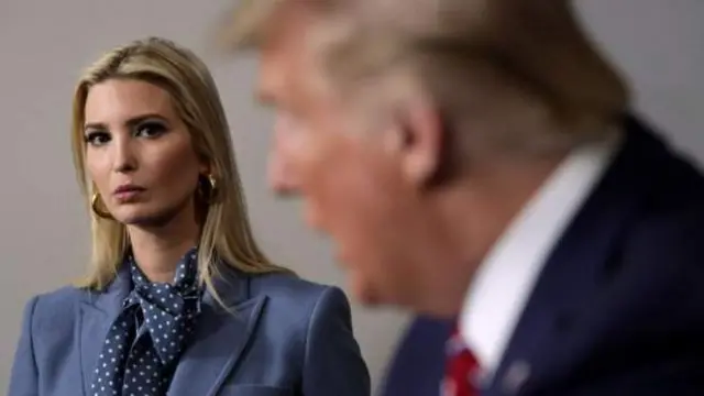 Ivanka Trump wit her papa, Donald Trump