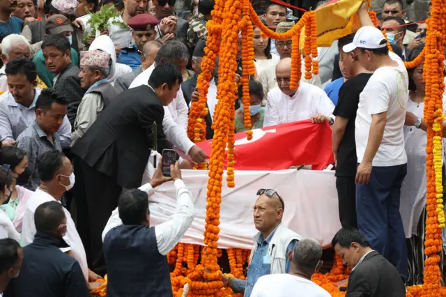 सुवास नेम्वाङको शव